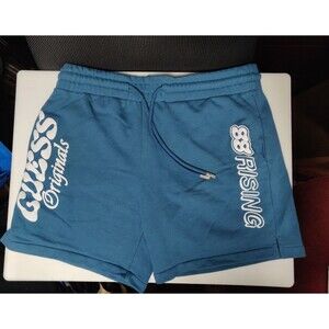 Guess Originals x 88rising Teal Blue Shorts Size Large 32-34x6 (actual 35x6)